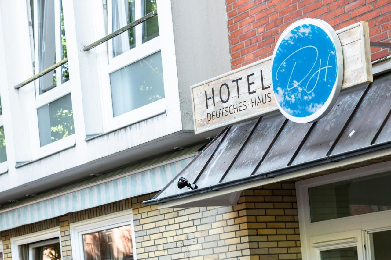 Hotel Dh -Deutsches Haus- Emden Bagian luar foto